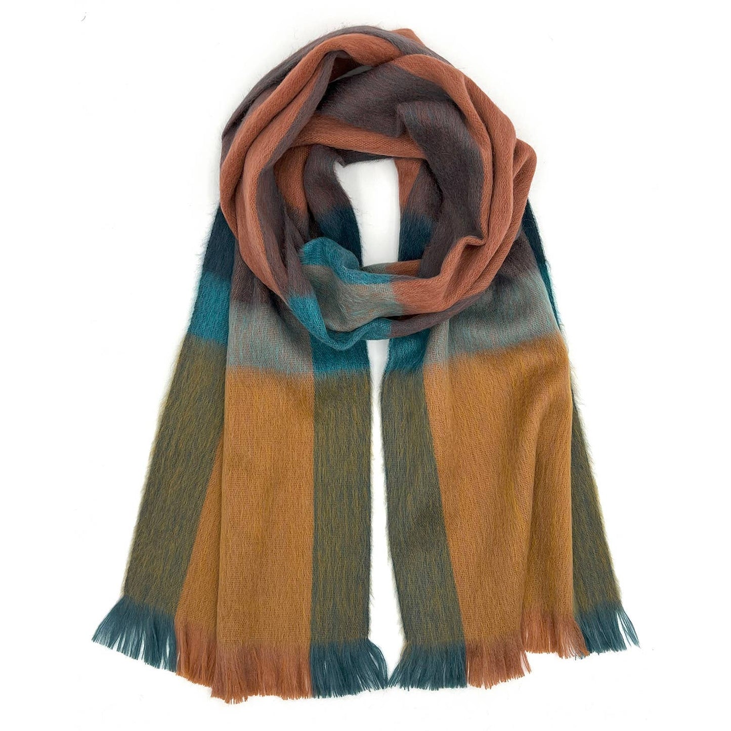 Rustic Dune Alpaca Scarf