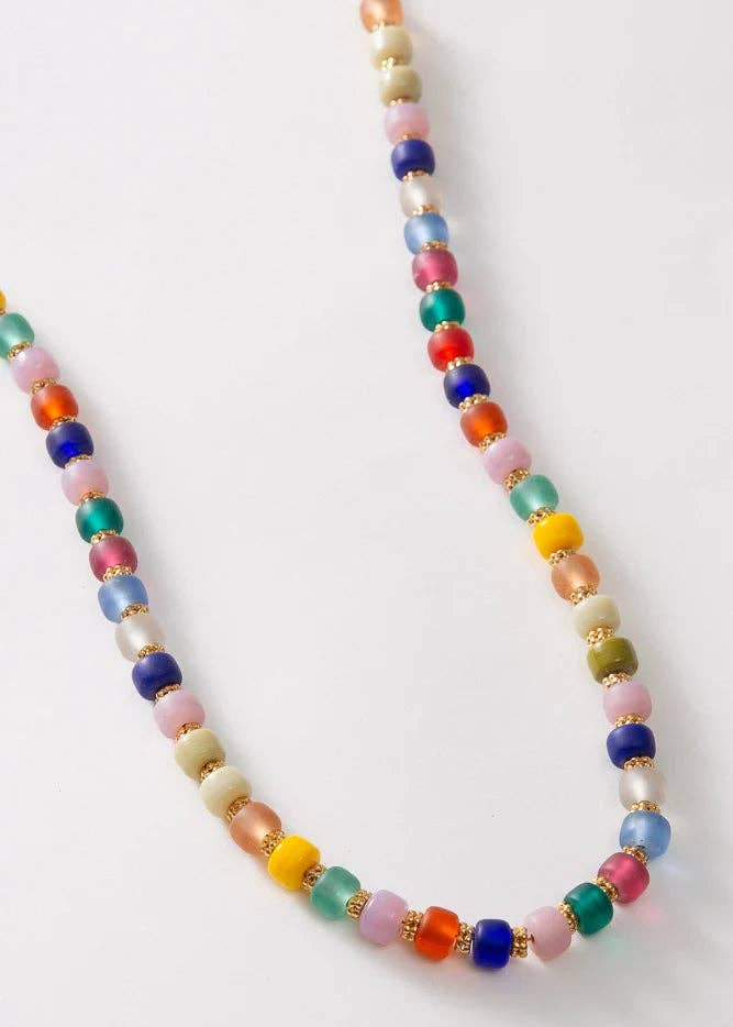 Glass Confetti Necklace