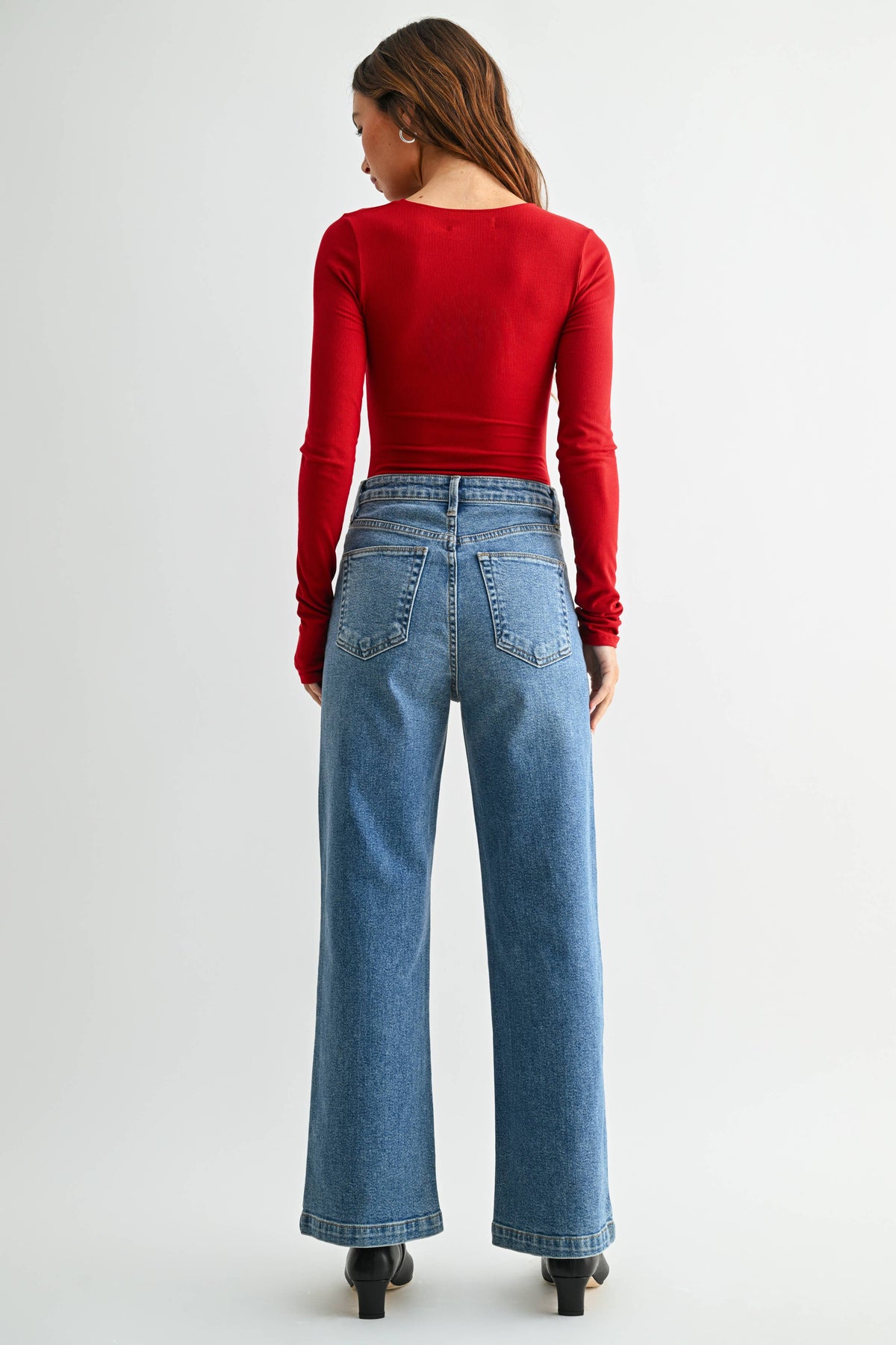 Patch Pocket Wide Leg