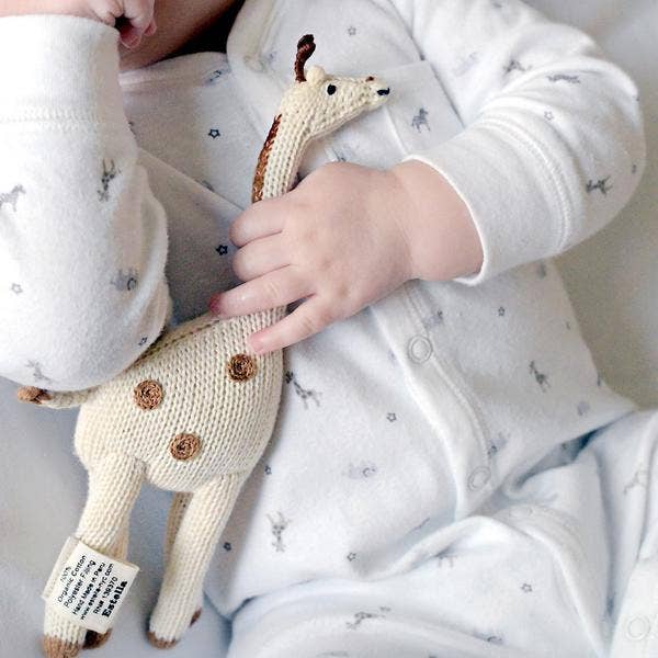 Organic Giraffe Rattle