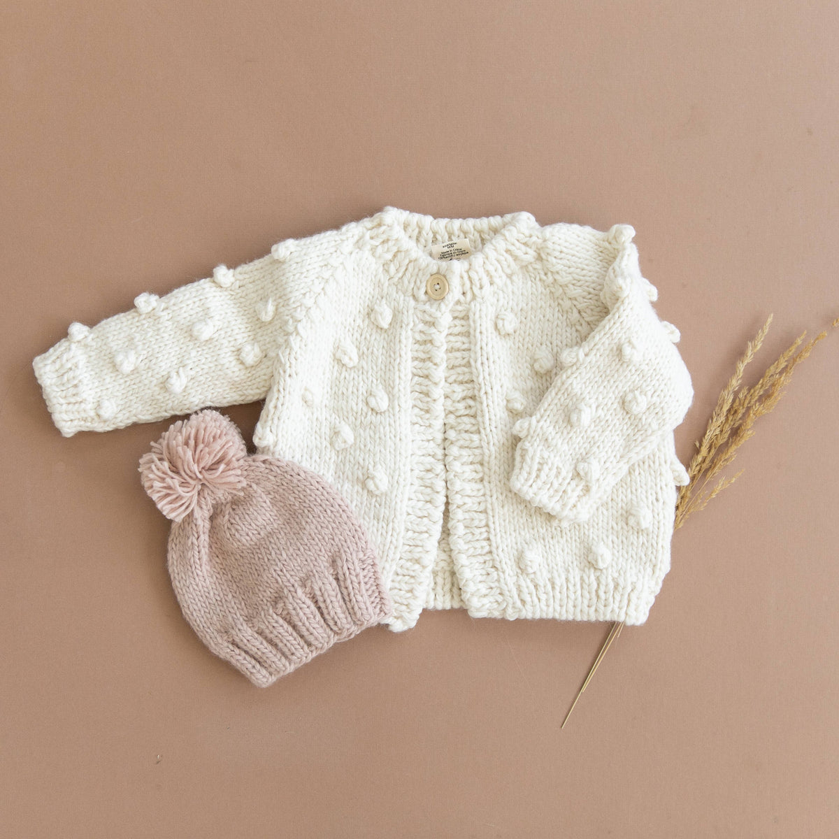 Popcorn Cardigan Cream Baby Sweater Kids Clothing Christmas: 12-24 mths