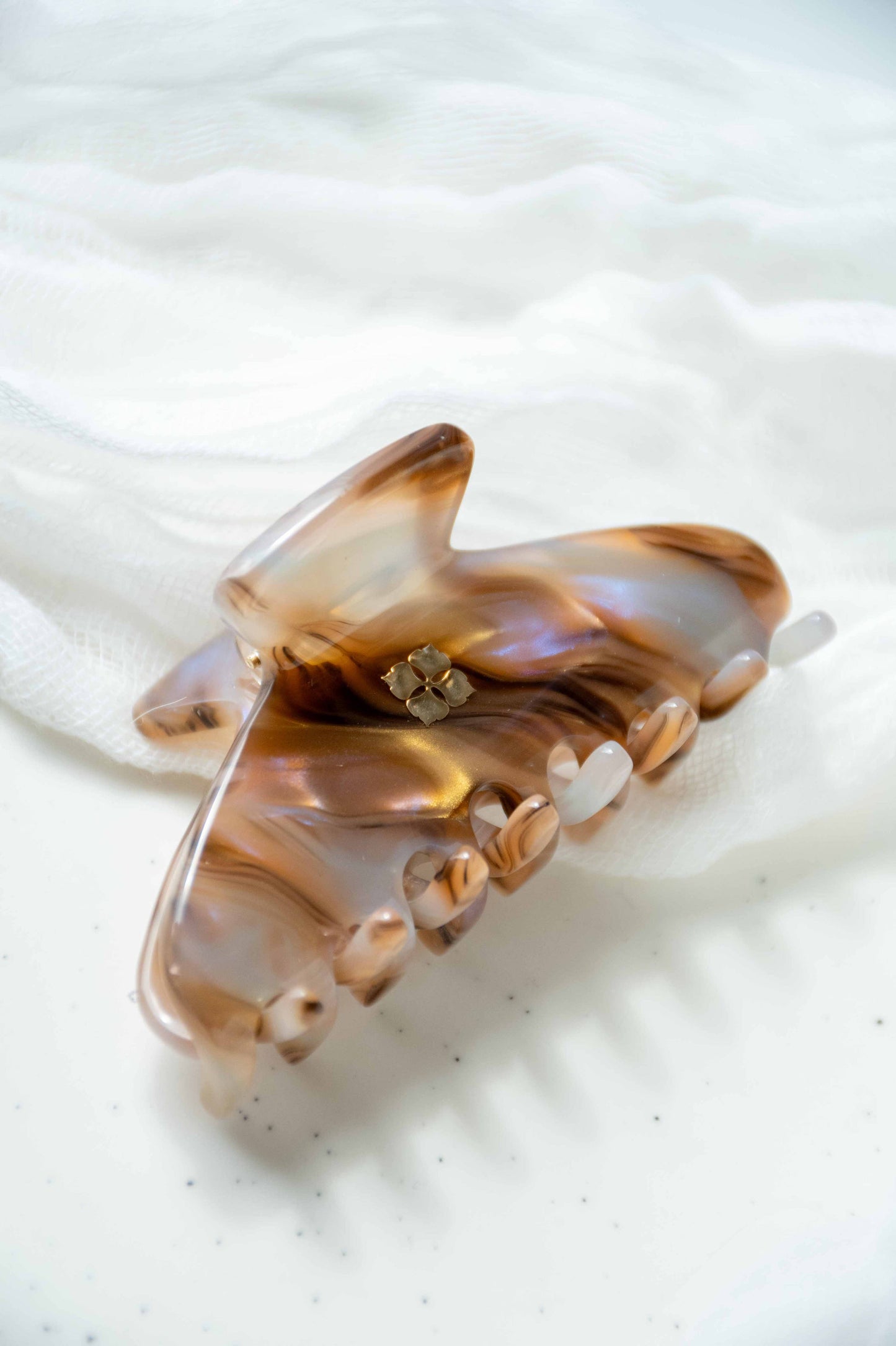 Mini Hair Claw-Ametrine