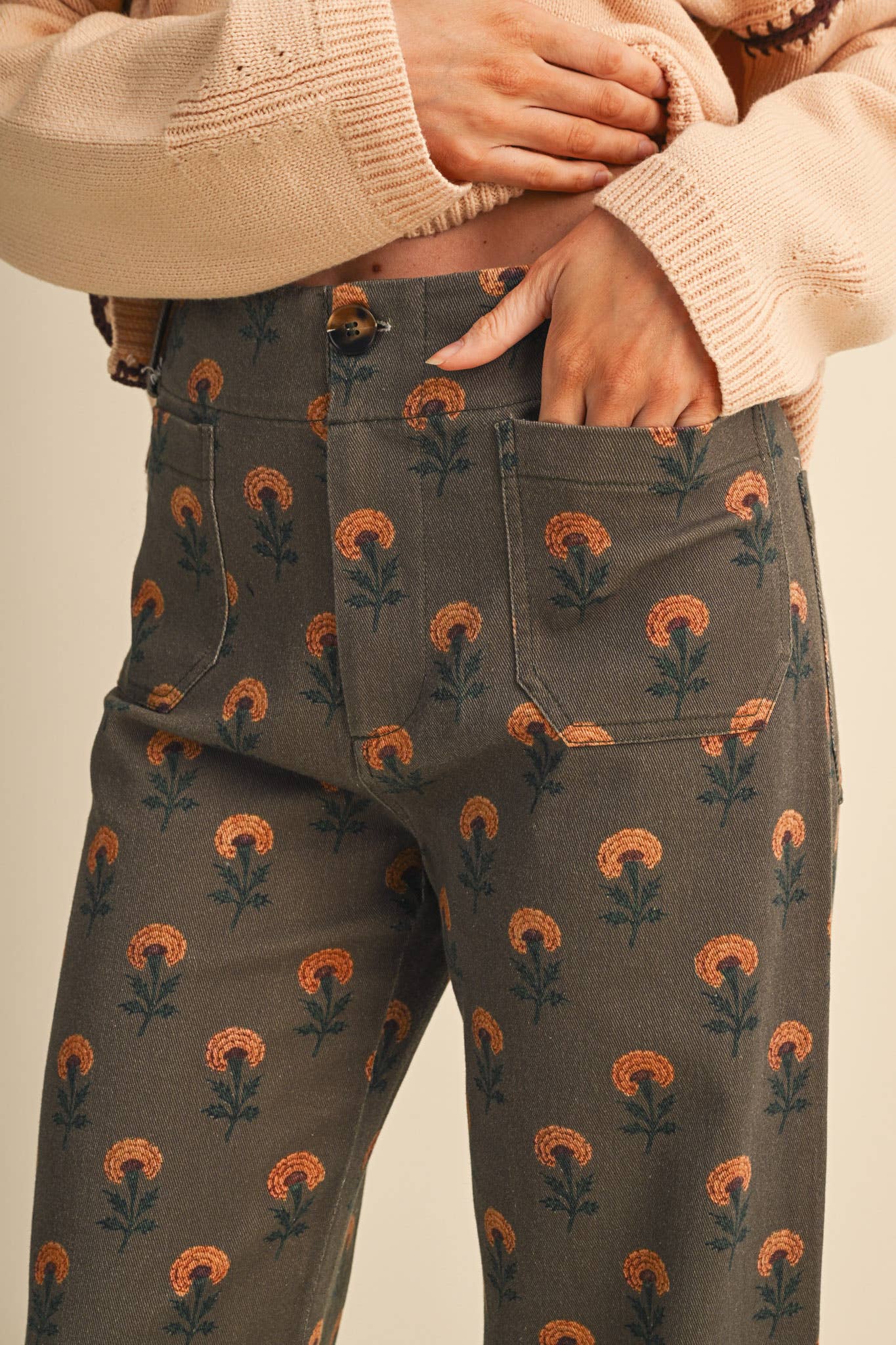 Vintage Floral Pants