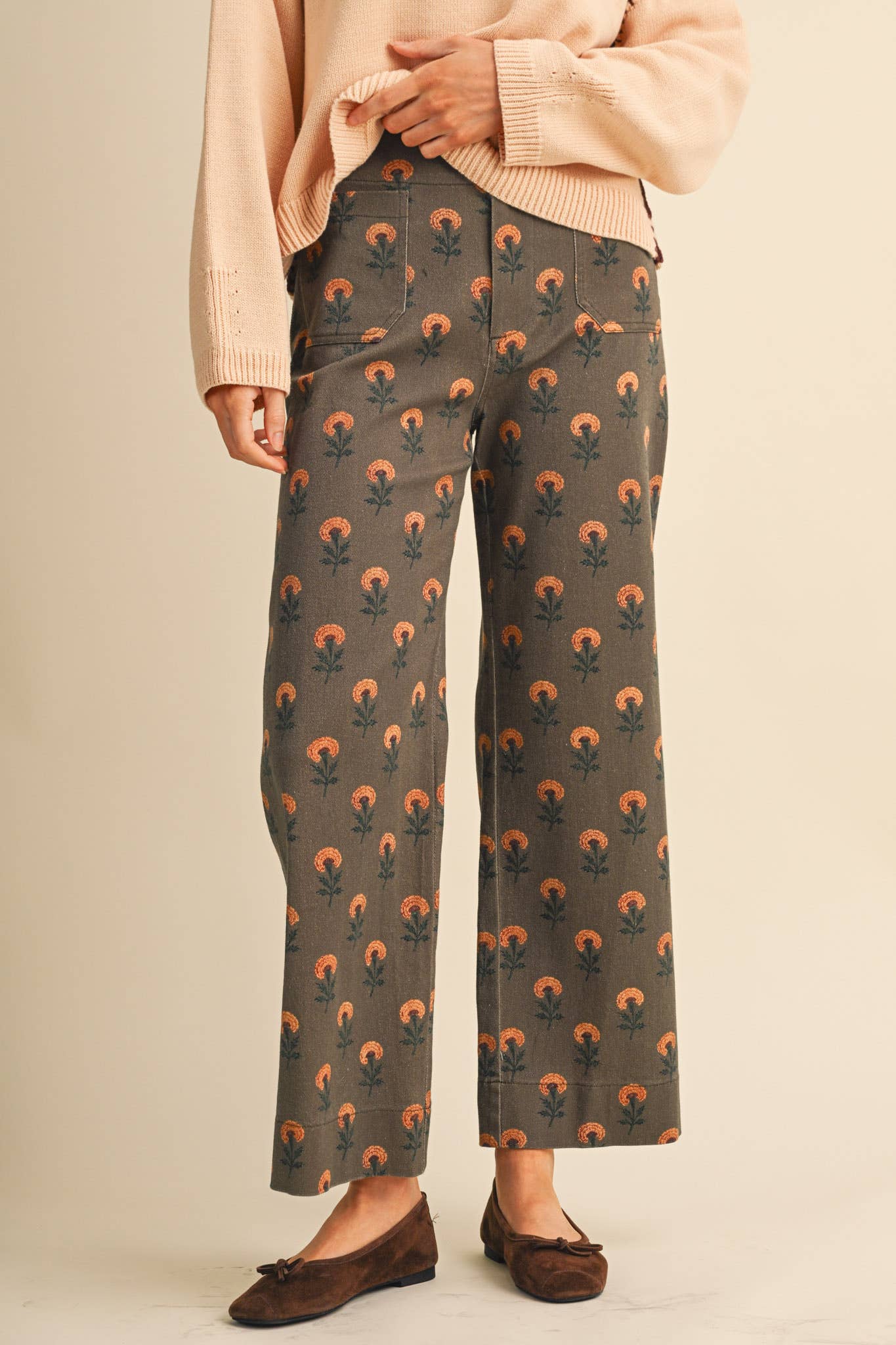 Vintage Floral Pants