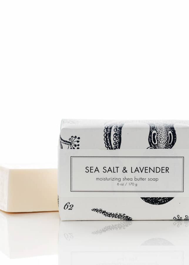 Sea Salt & Lavender Shea Butter Soap - Bath Bar