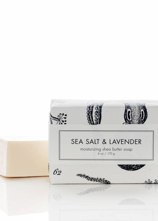 Sea Salt & Lavender Shea Butter Soap - Bath Bar