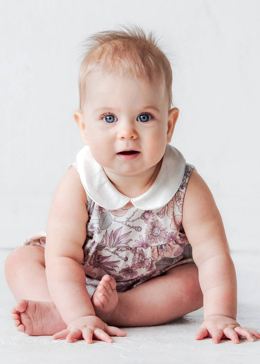 Vintage Floral Romper