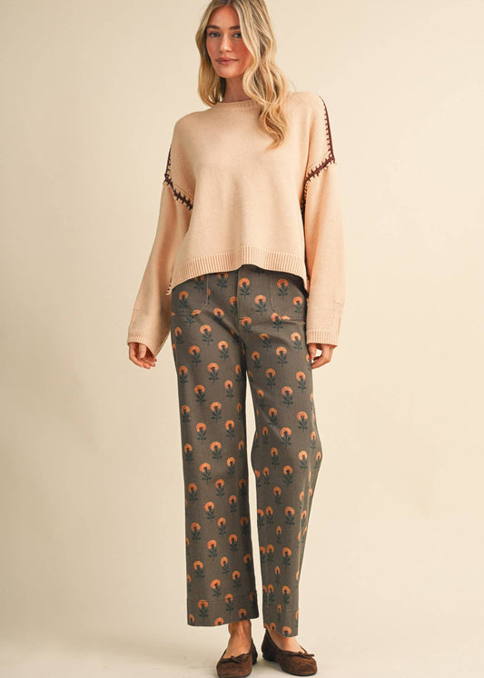 Vintage Floral Pants