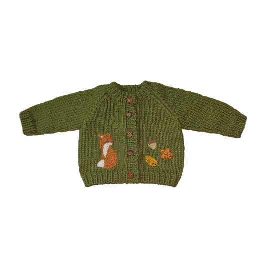 Woodland Baby Cardigan