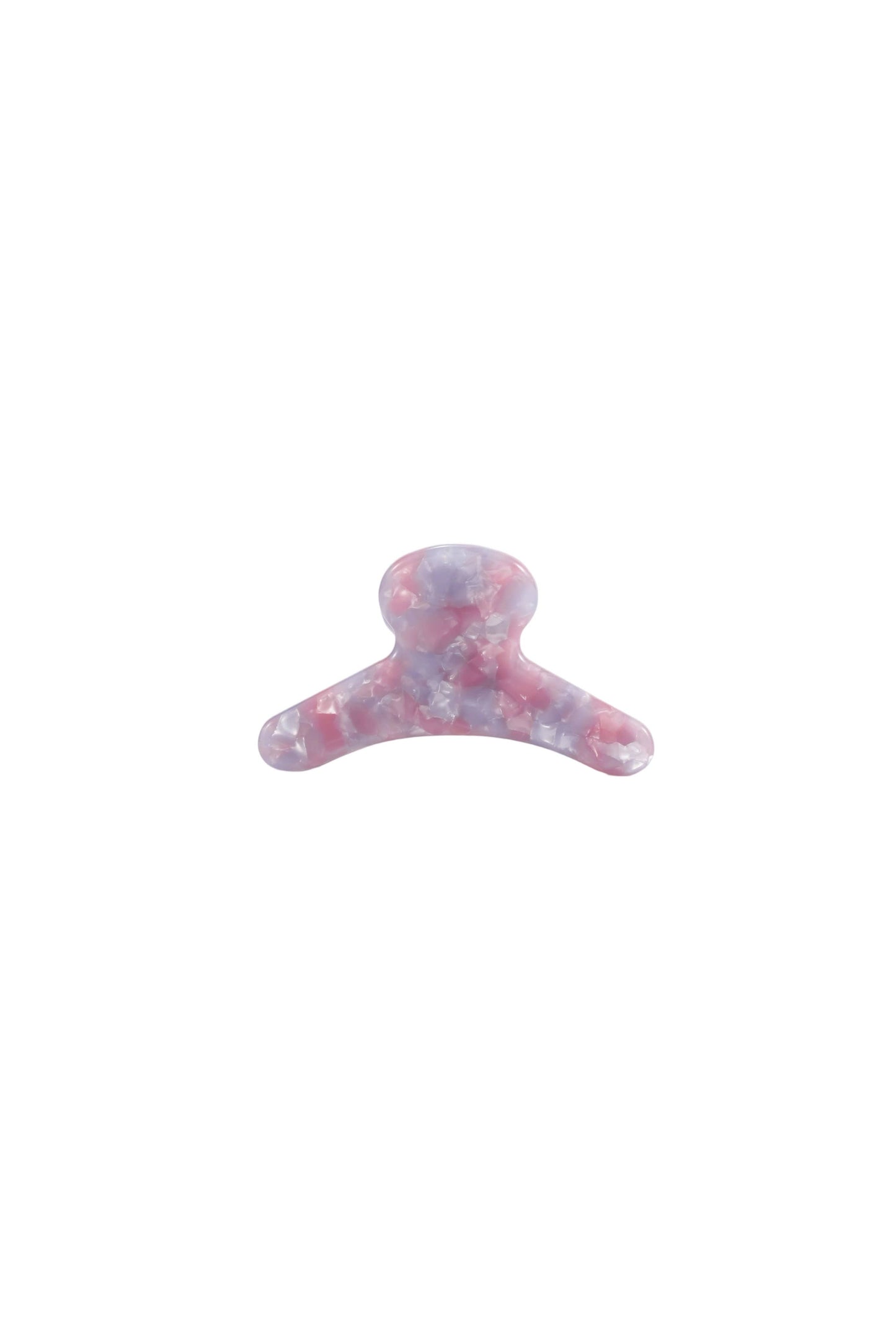 French Claw in Teresa |  Swirls of Pink Purple Shimmer