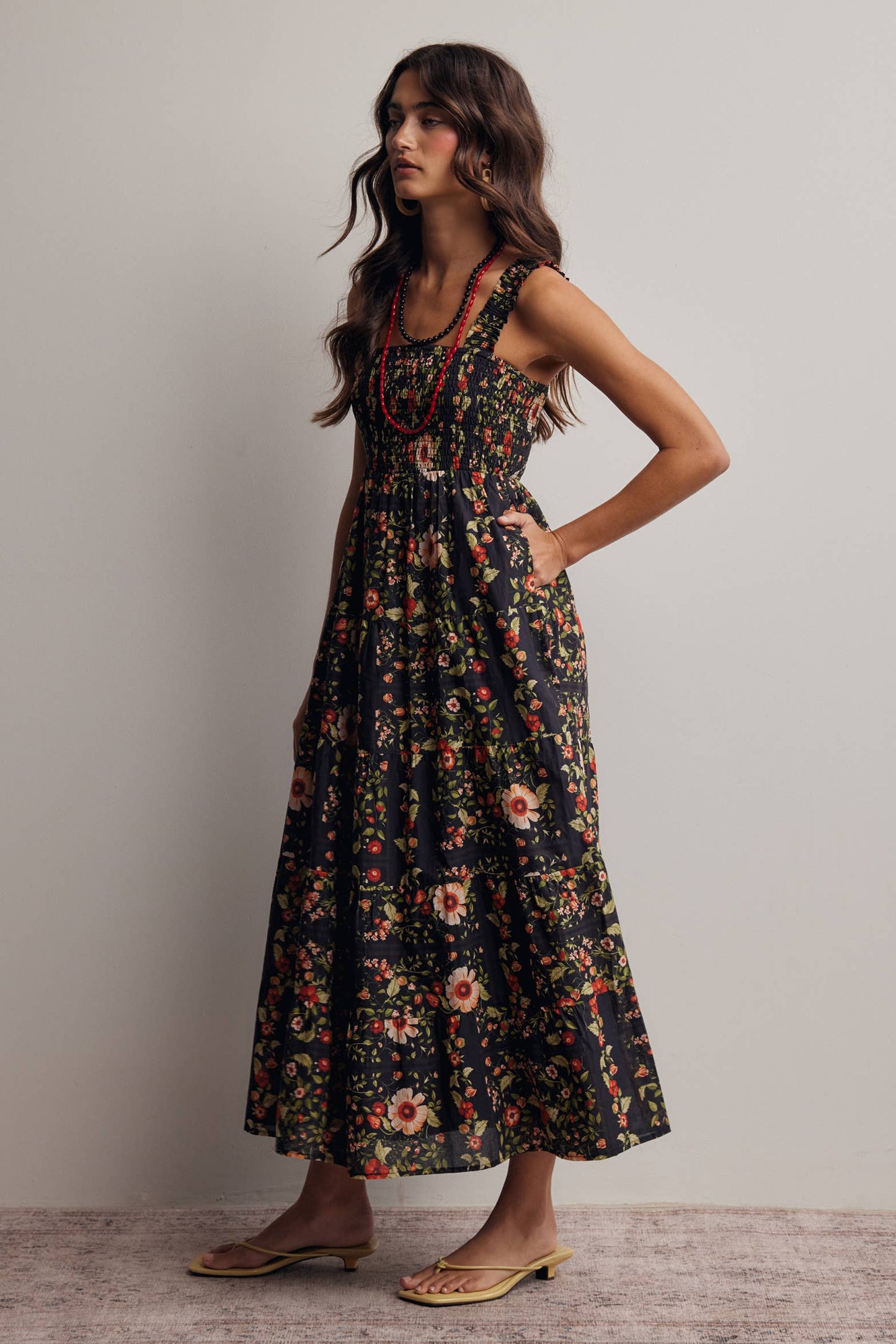 Tess Floral Smocked Dress