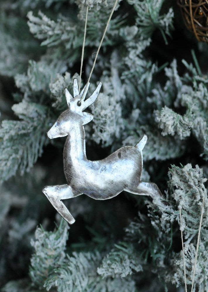 Metal Ornament: Reindeer