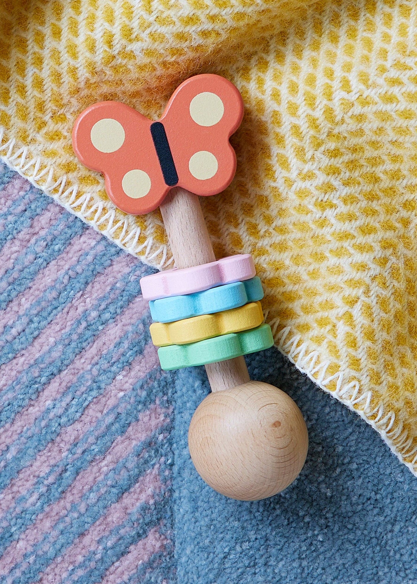 Butterfly Wooden Shaker