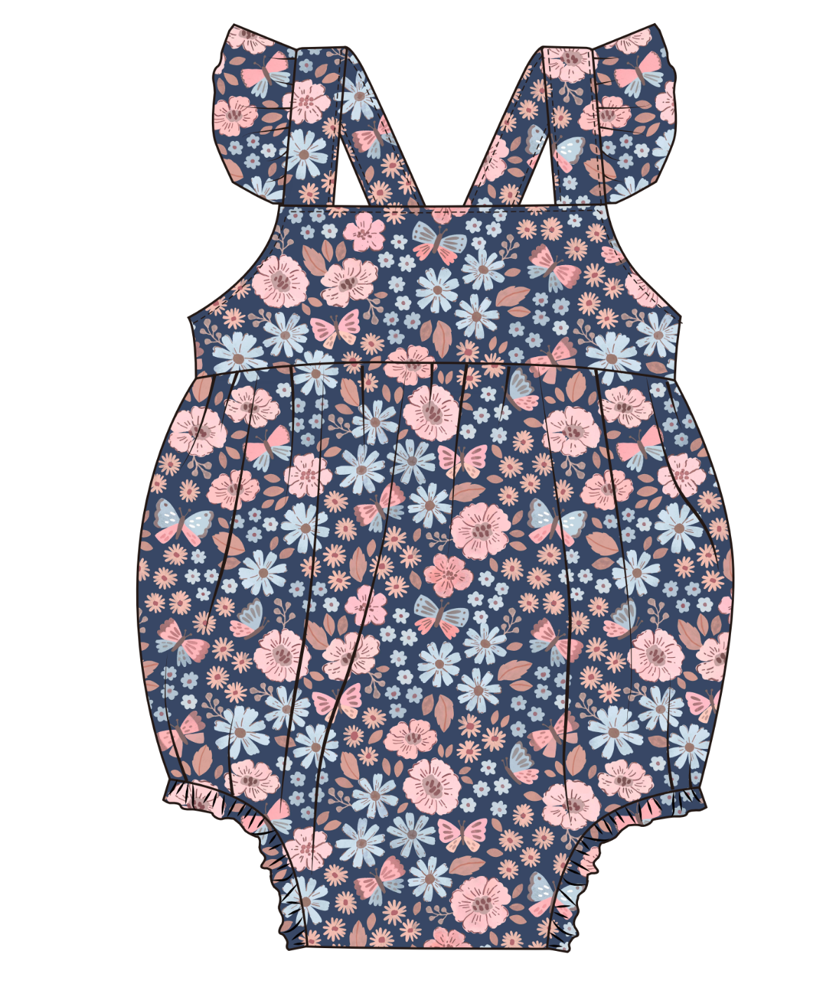 Mae Bamboo Bubble Romper