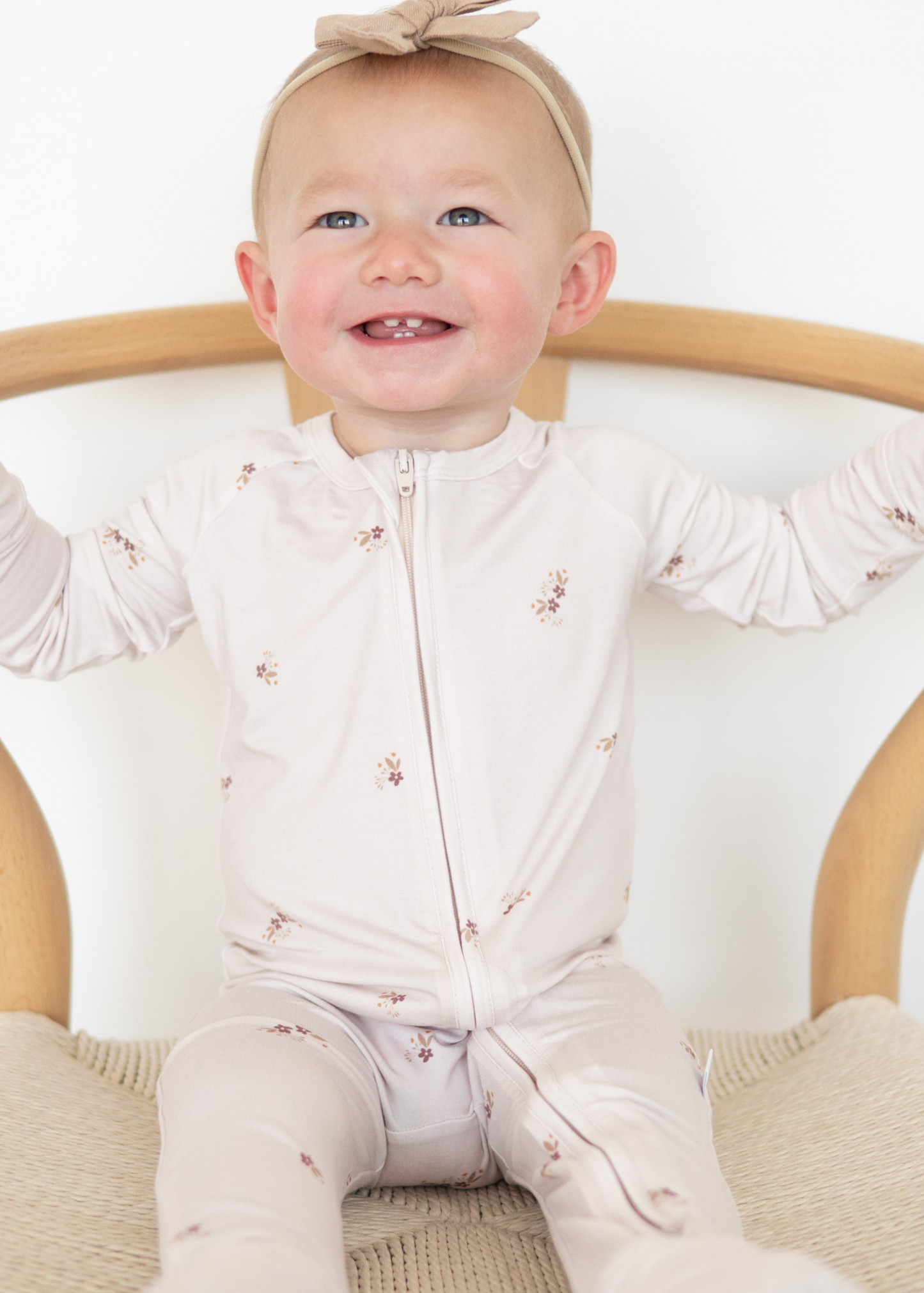 Bamboo Meadow Zip Romper
