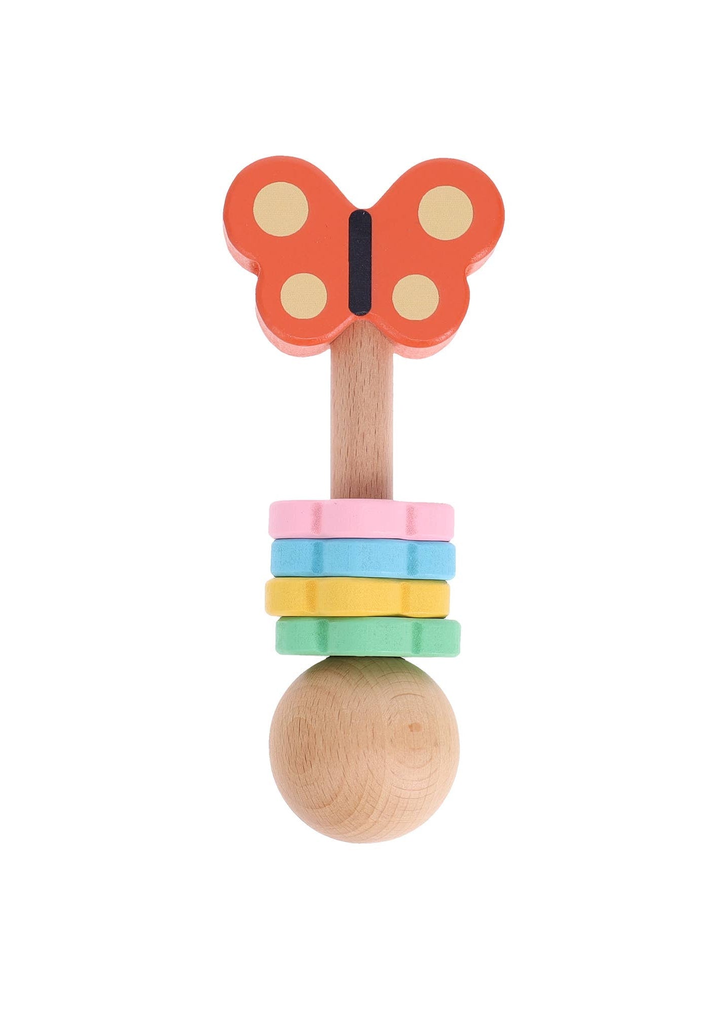 Butterfly Wooden Shaker