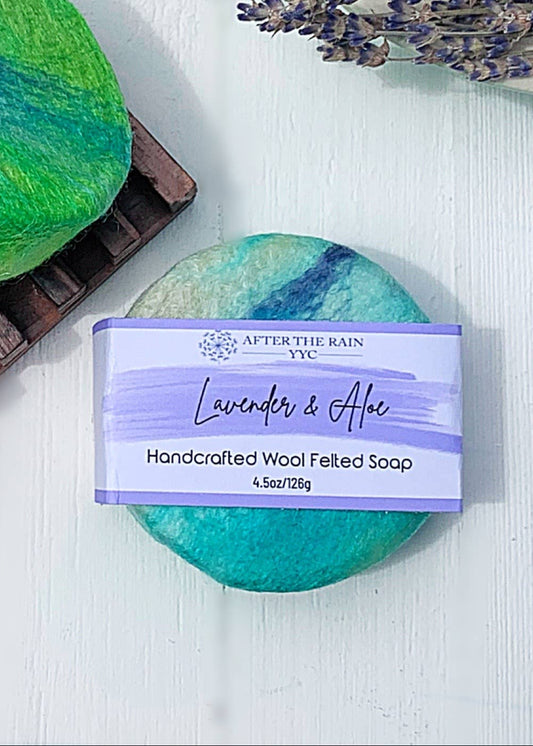 Felted: Body Cleansing Bar: Lavender & Aloe