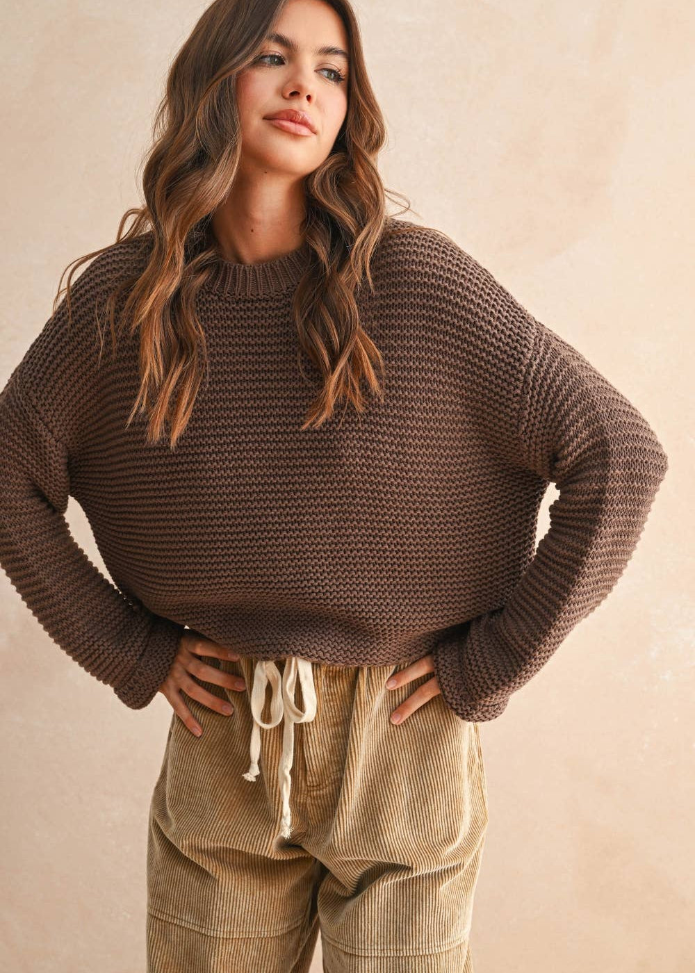 Lexi Sweater- Chocolate