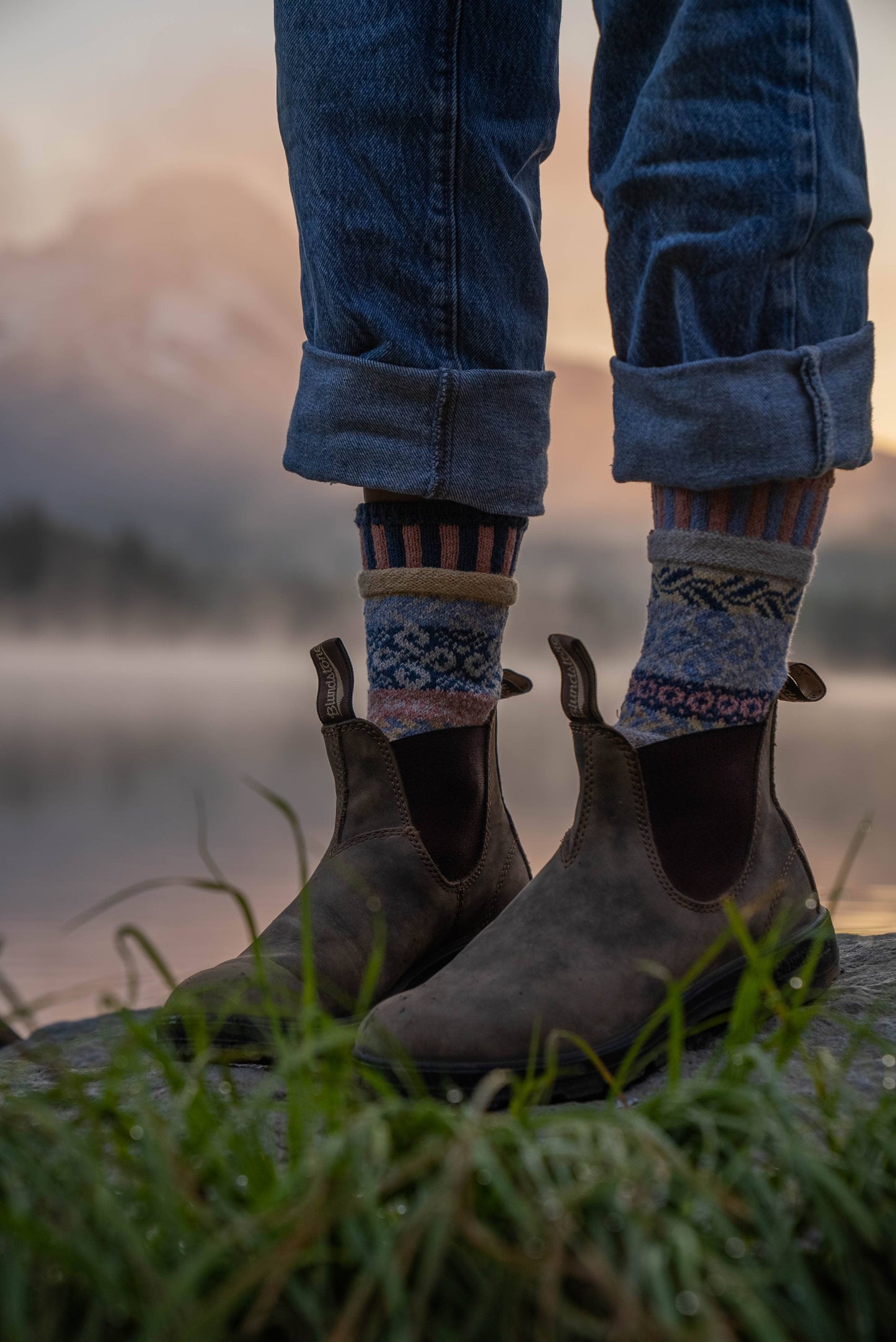 Mirage Crew Socks-Made in the USA 