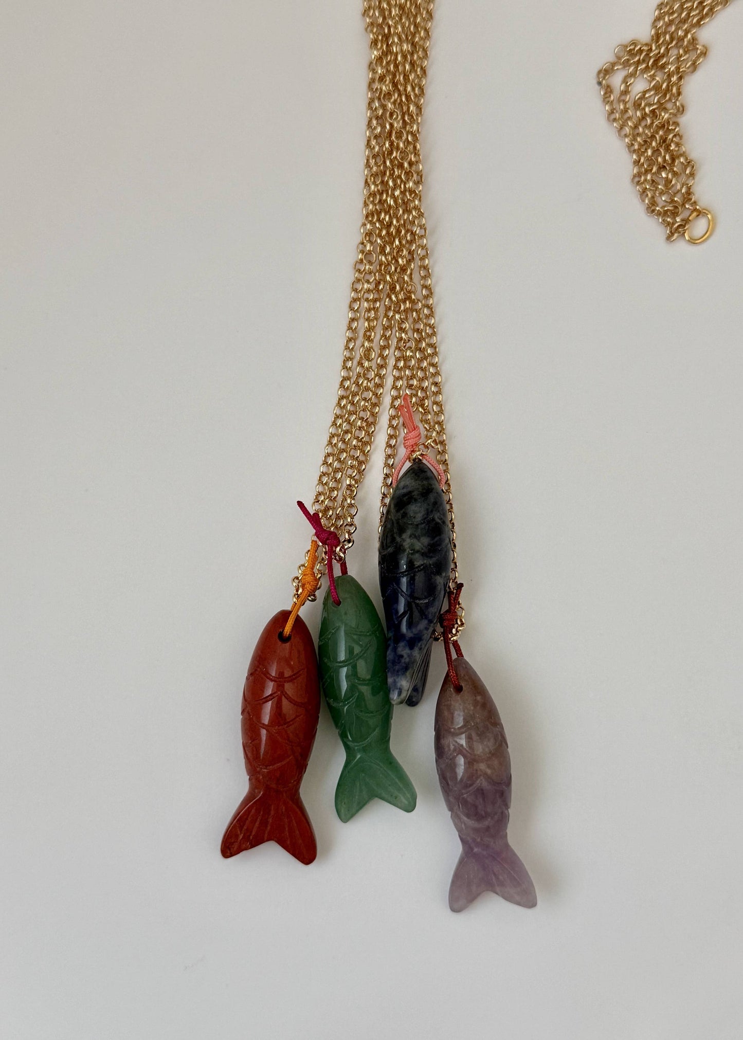 Menali Necklace: Green venturine
