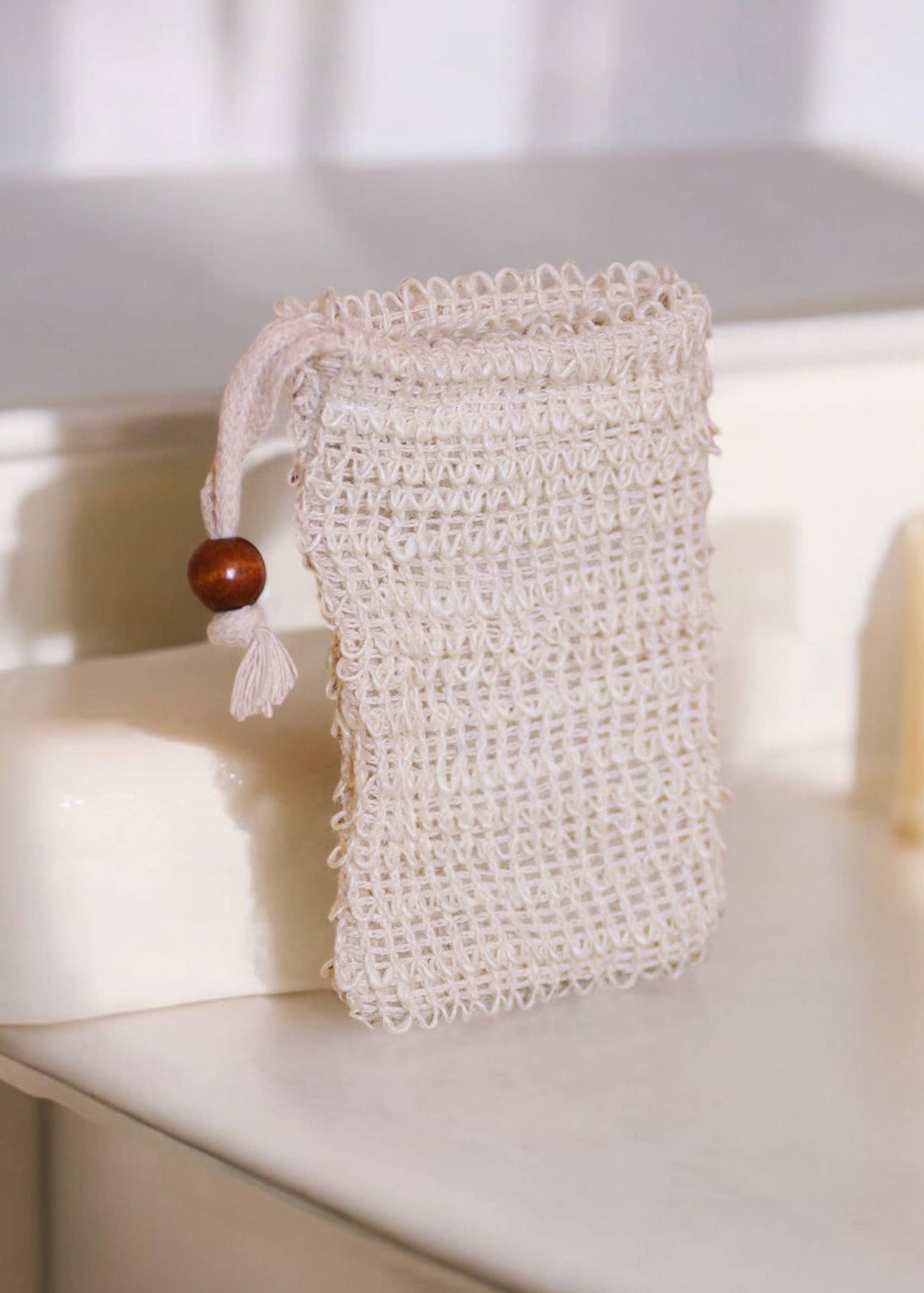Compostable Sisal Soap Saver Bag | Soap Bestseller