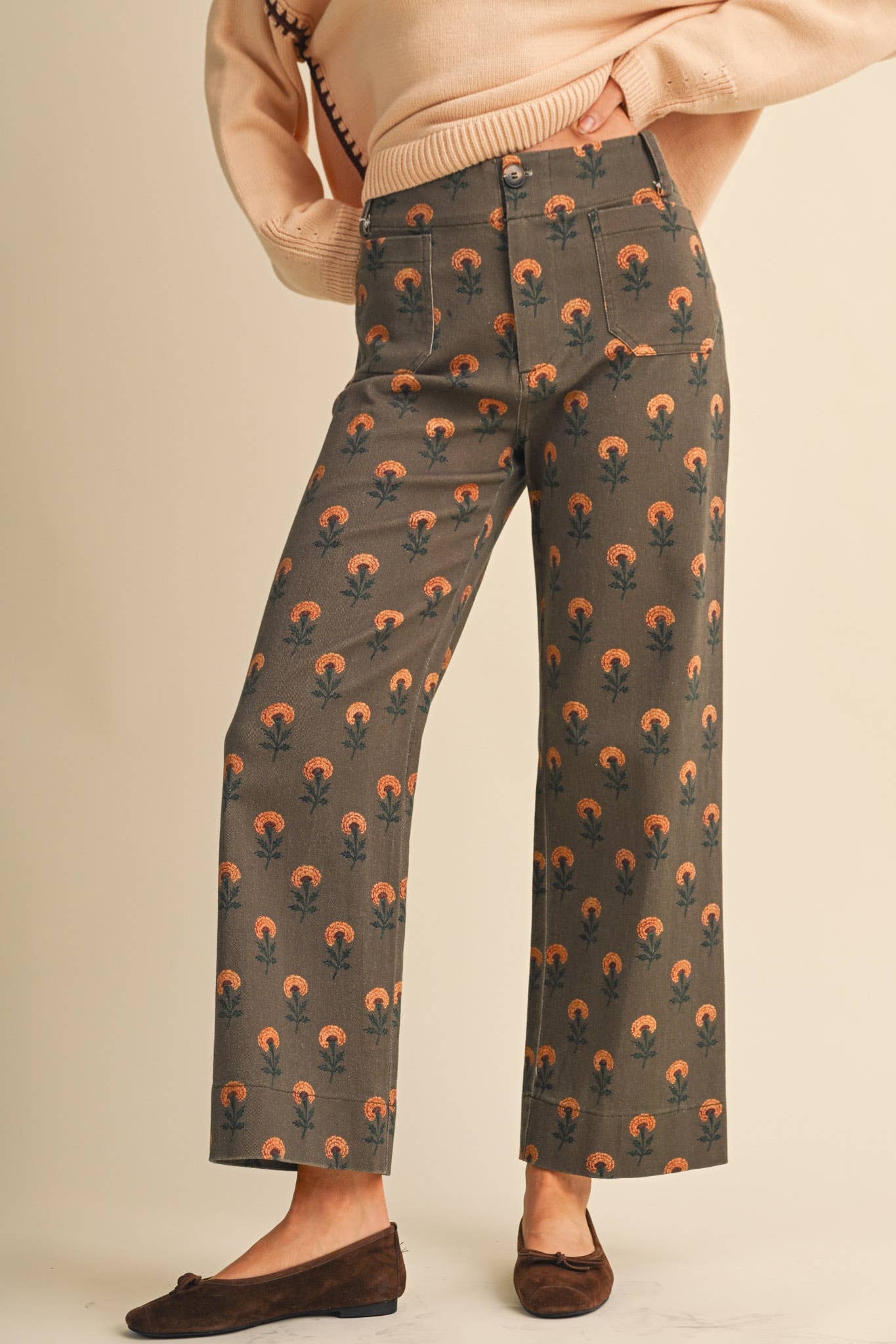 Vintage Floral Pants