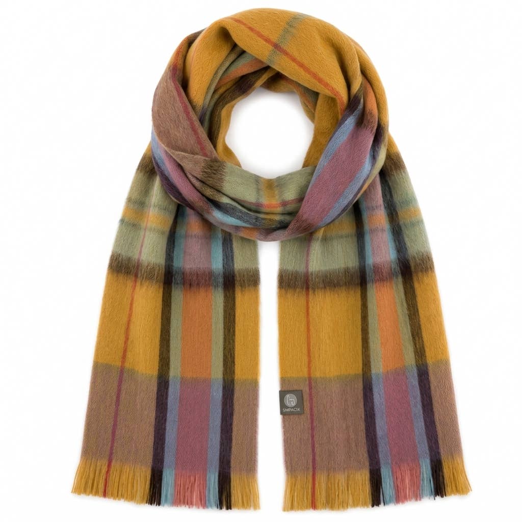 Sundown Alpaca Tartan Scarf