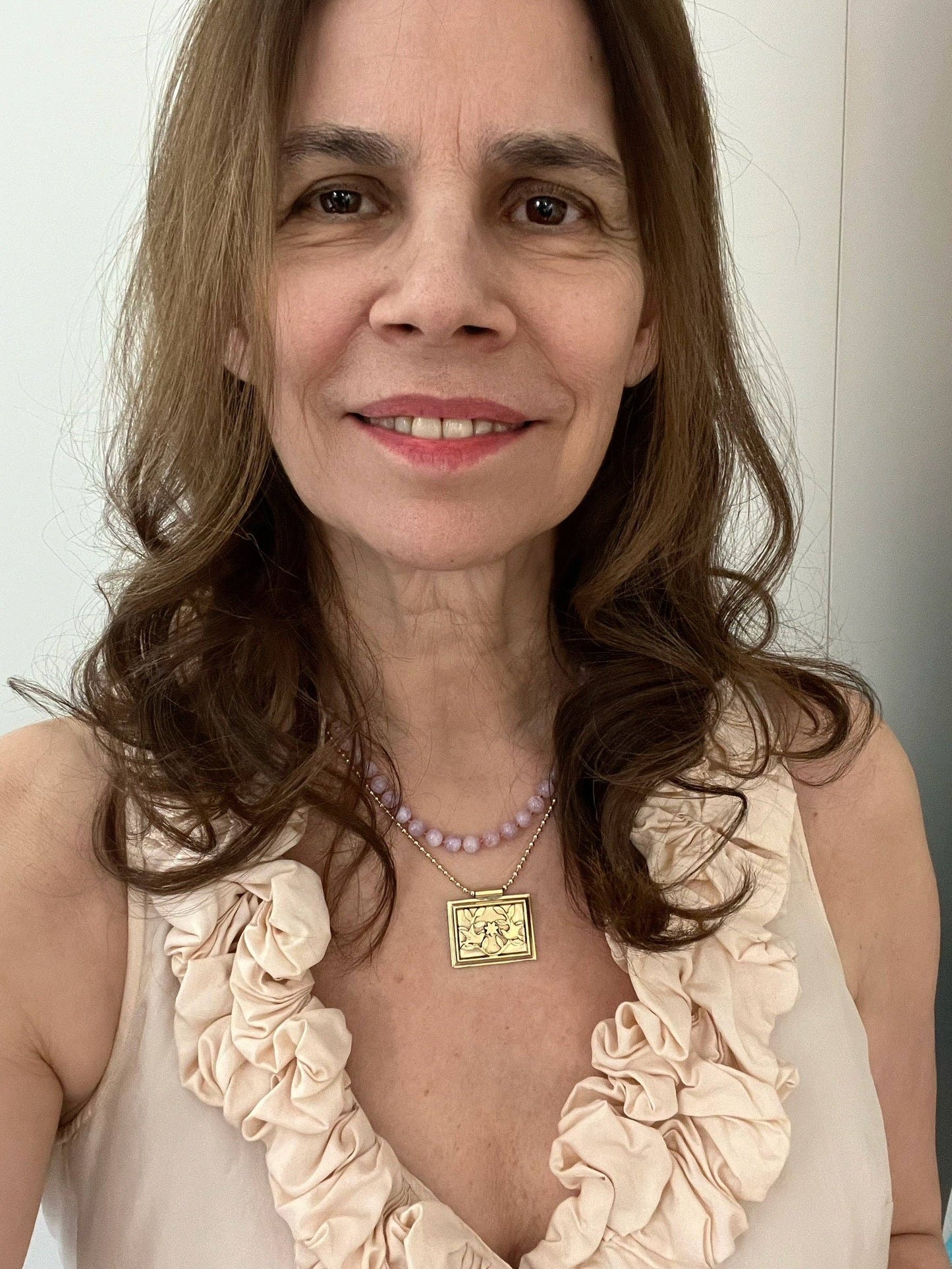 Rosalind Necklace: 18" / Mother of pearl
