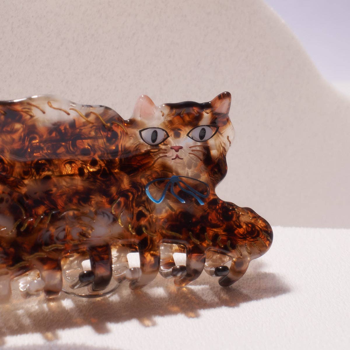 Calico Kitty Claw Clip