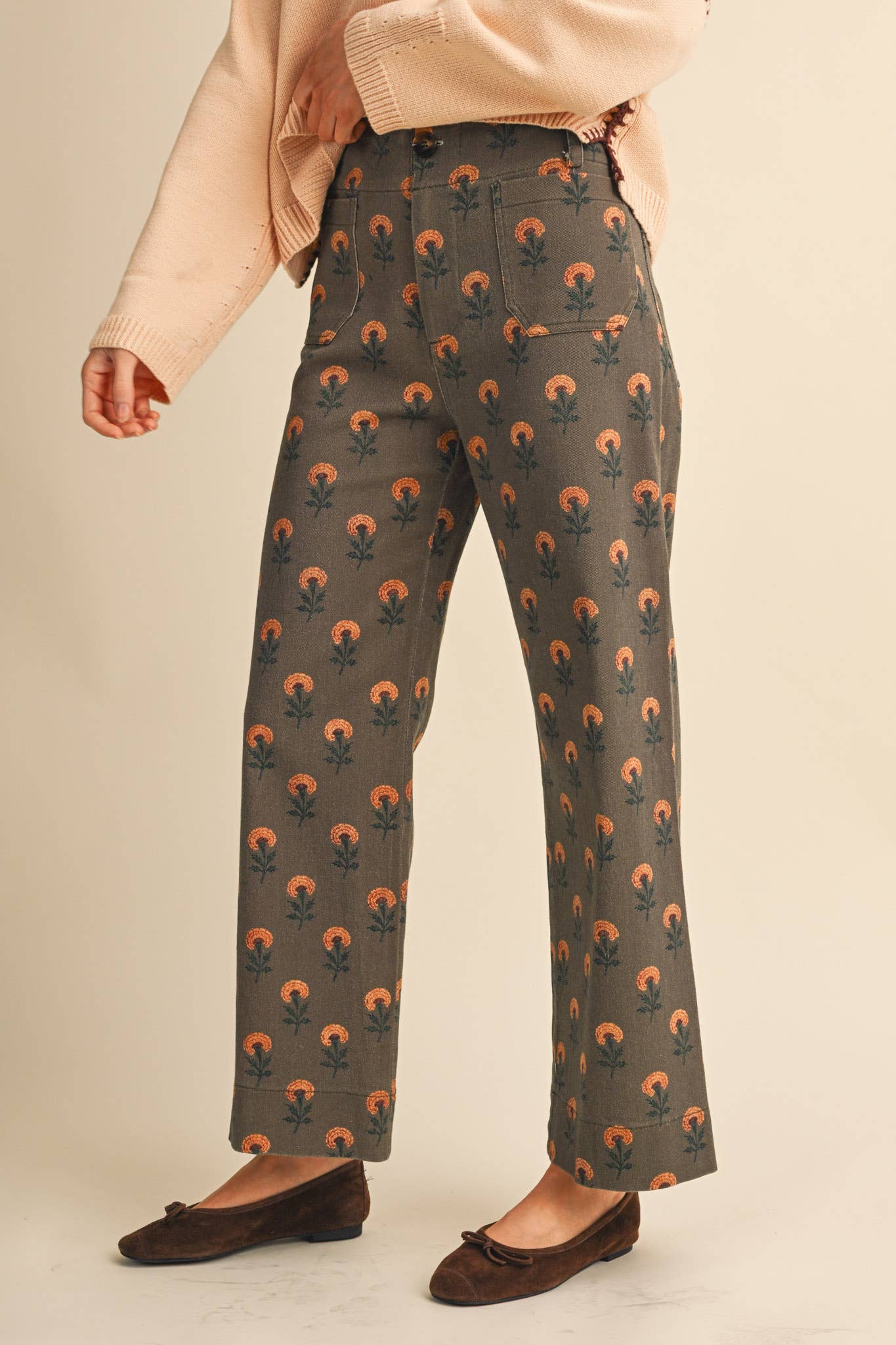 Vintage Floral Pants