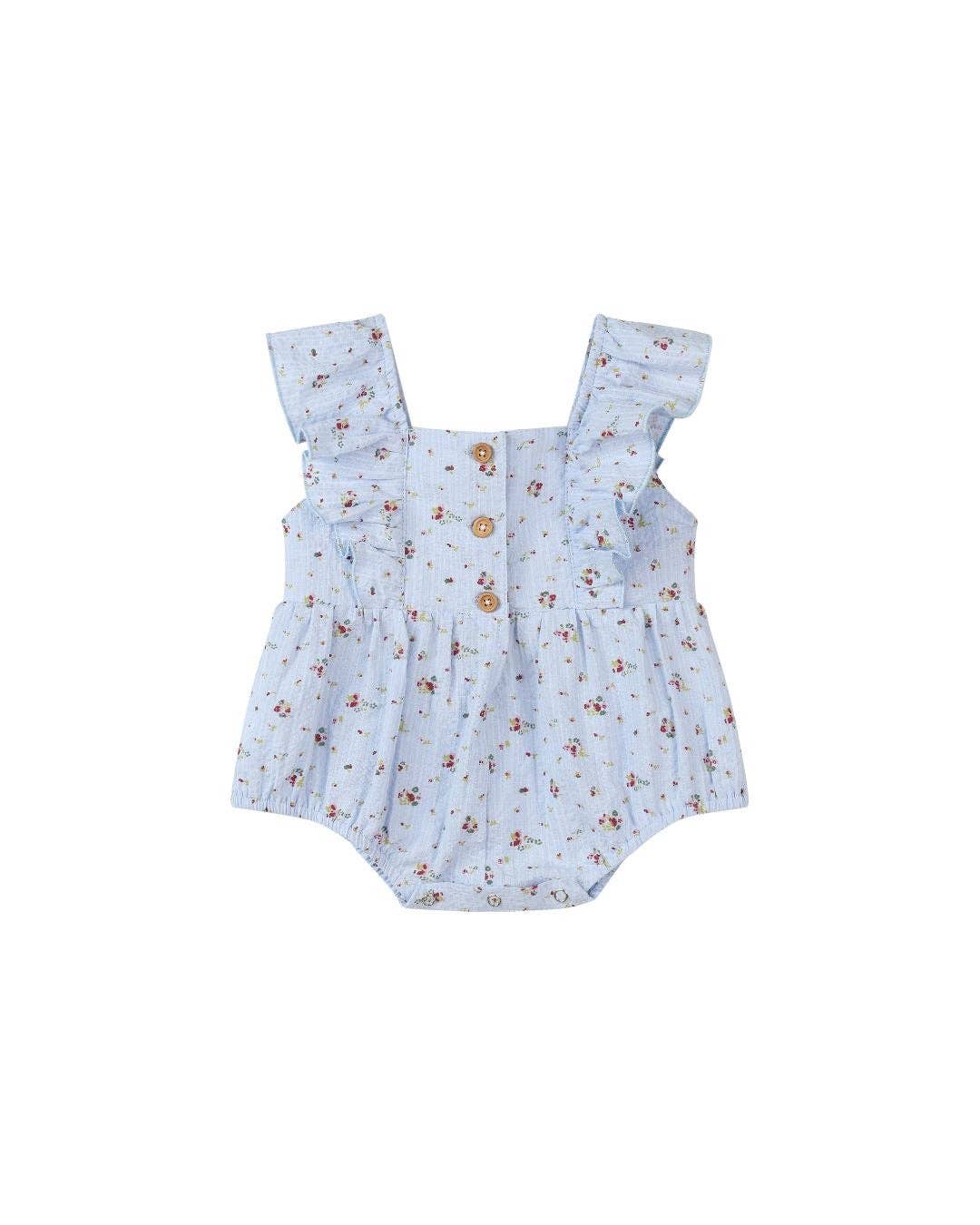 Chloe Blue Floral Bubble