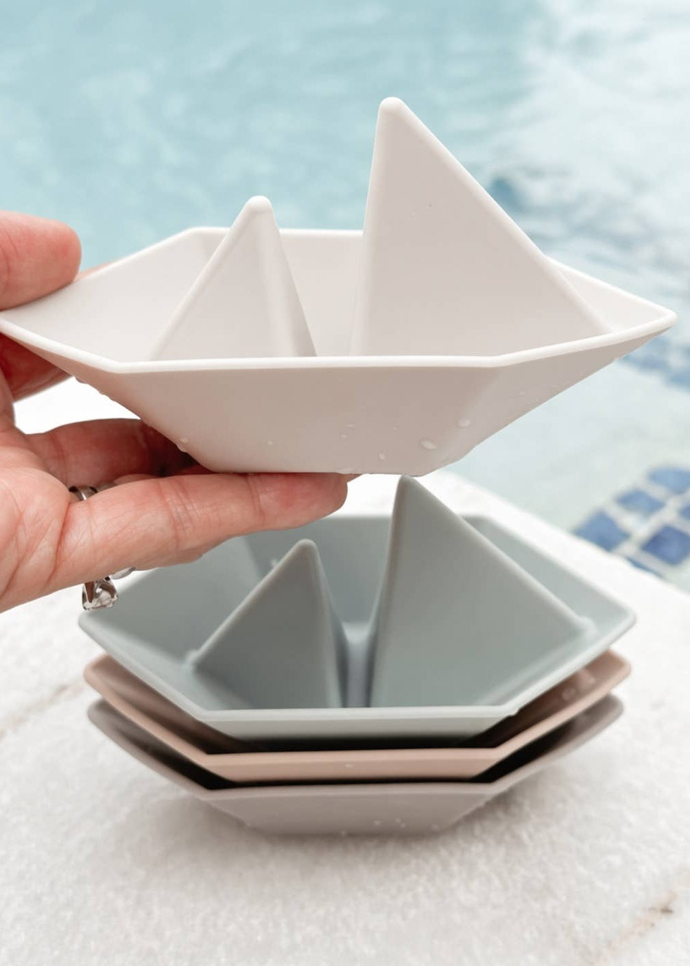 Ali+Oli 4-pc Floating Boat Bath Toy Set