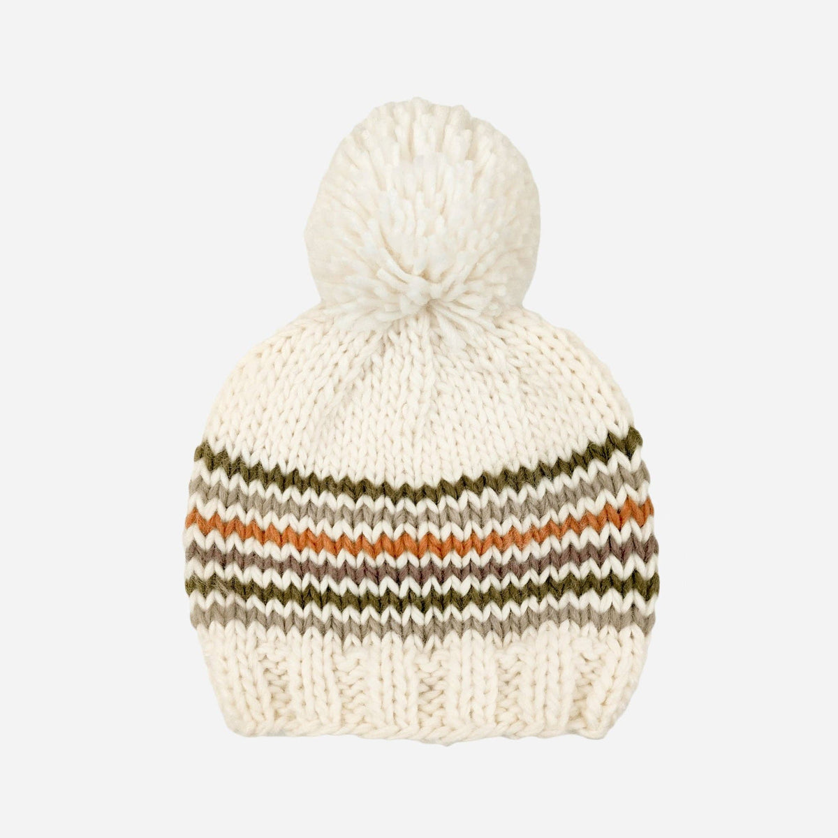 Retro Woodland Stripe Baby Hat