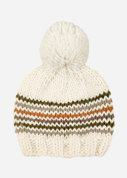 Retro Woodland Stripe Baby Hat