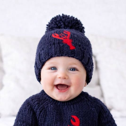 Lobster Beanie Hat for Baby & Kids: L (2-6 years)