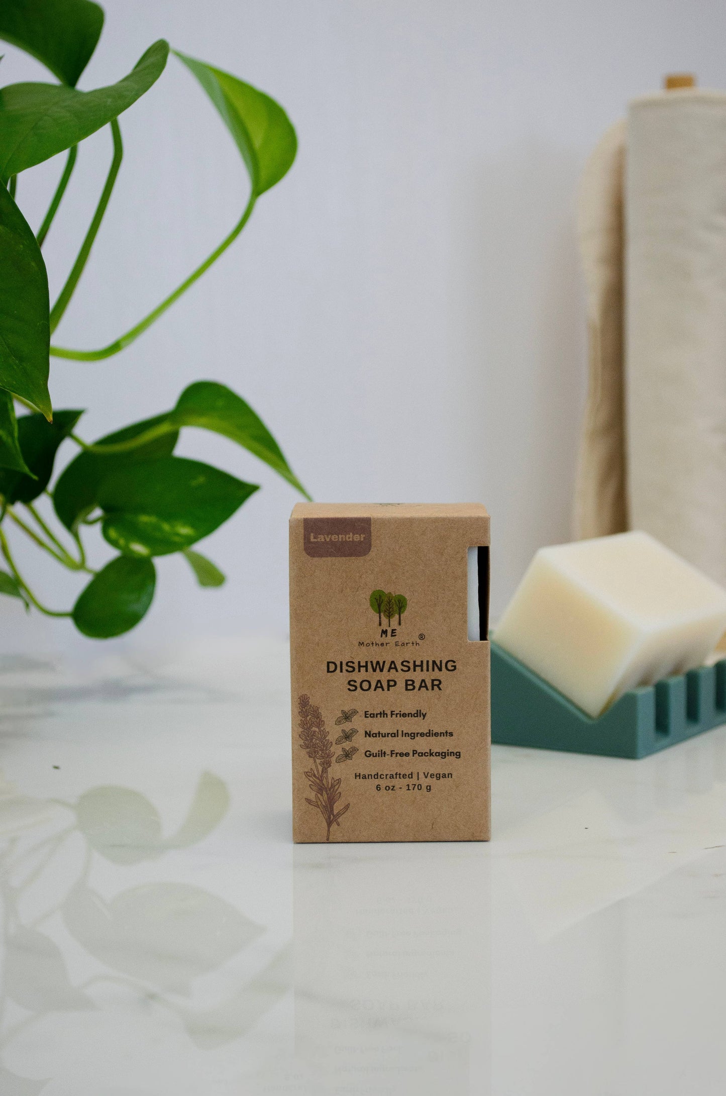Zero Waste Dishwashing Soap Bars: Citrus
