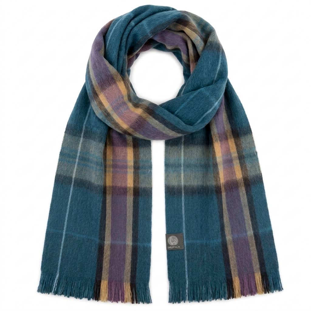 Abyss Tartan Alpaca Scarf