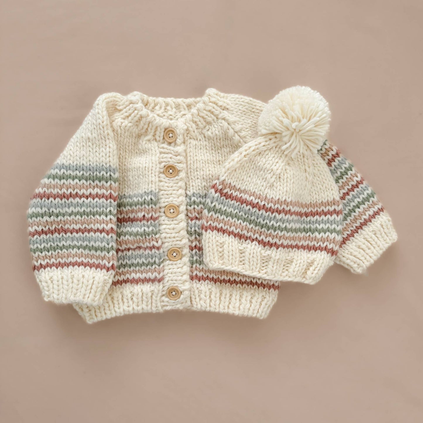 Pastel Stripe Cardigan