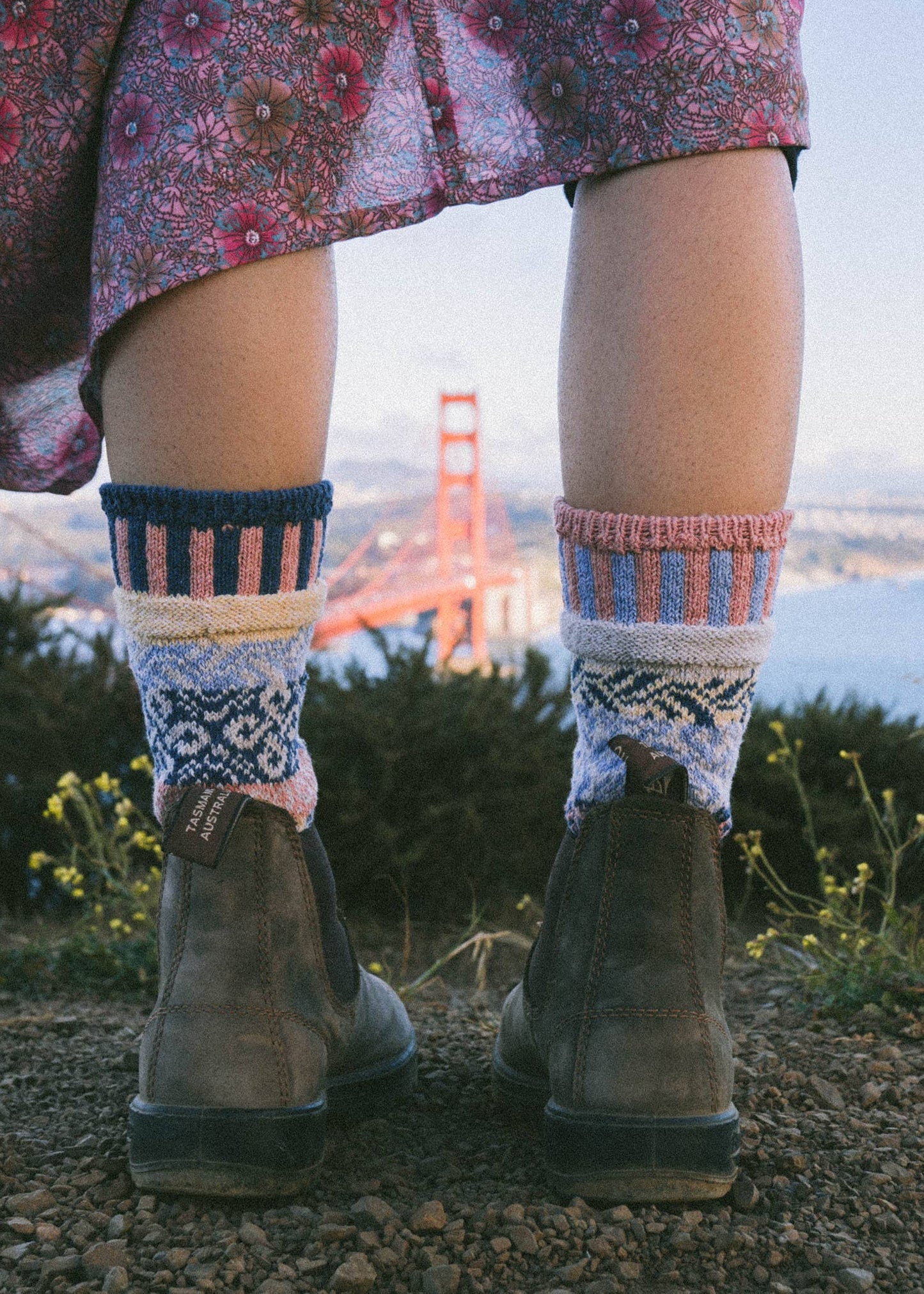 Mirage Crew Socks-Made in the USA 