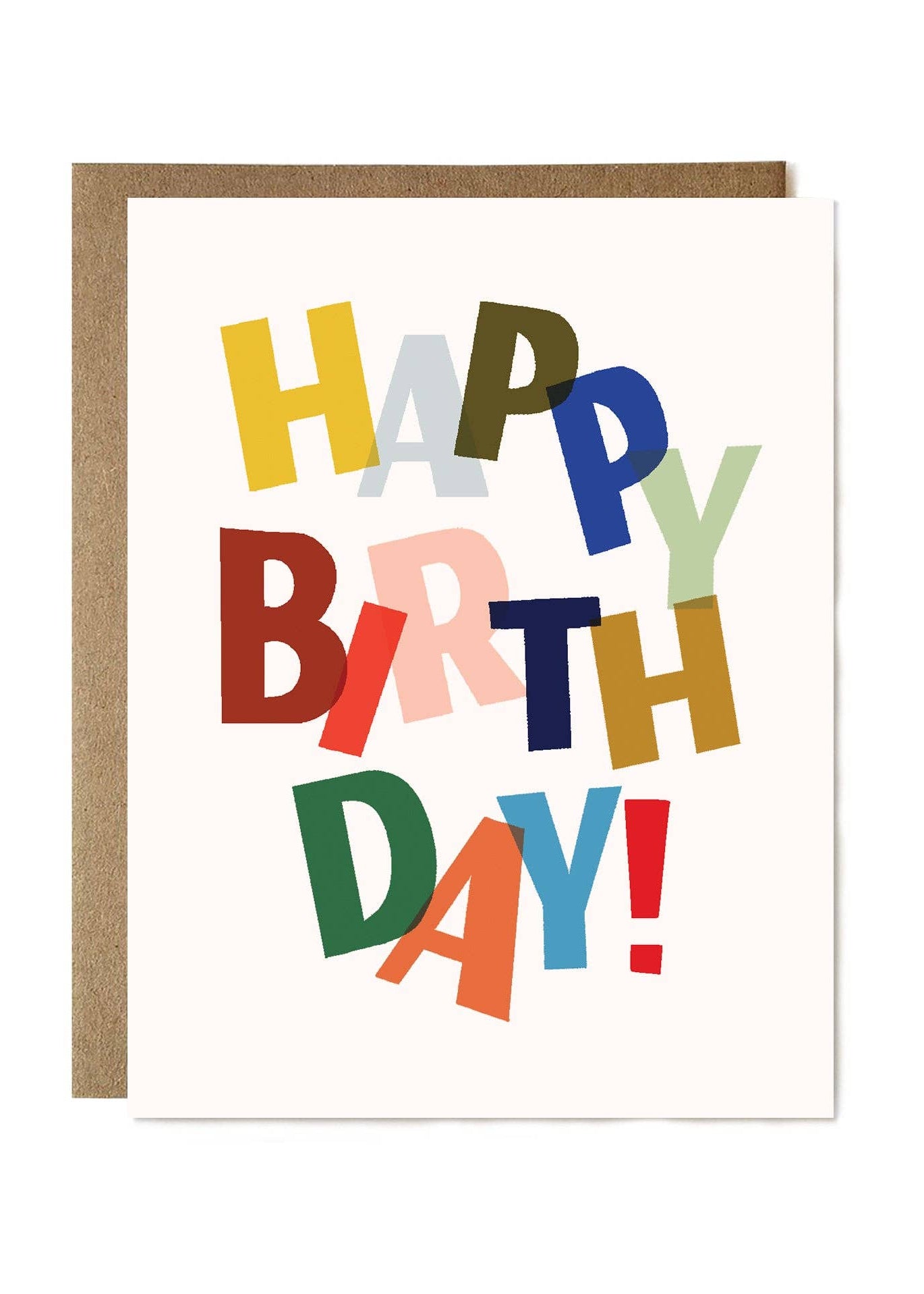 Colorful Happy Birthday Card