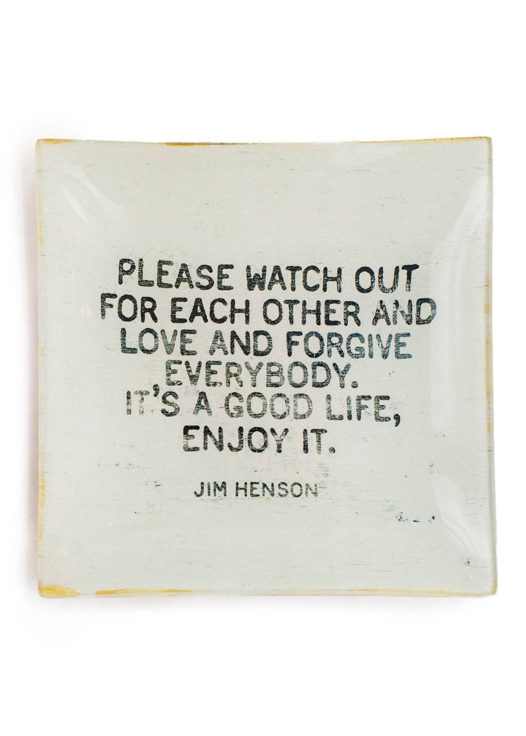 Jim Henson Square Decoupage Plate