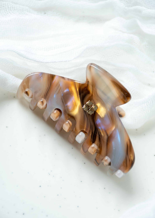 Mini Hair Claw-Ametrine