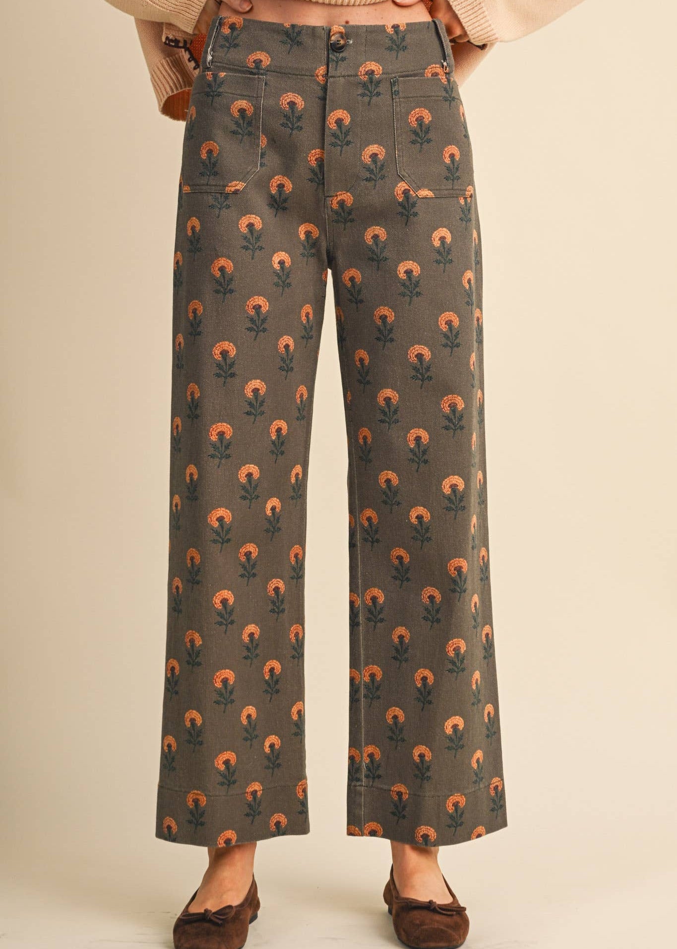 Vintage Floral Pants
