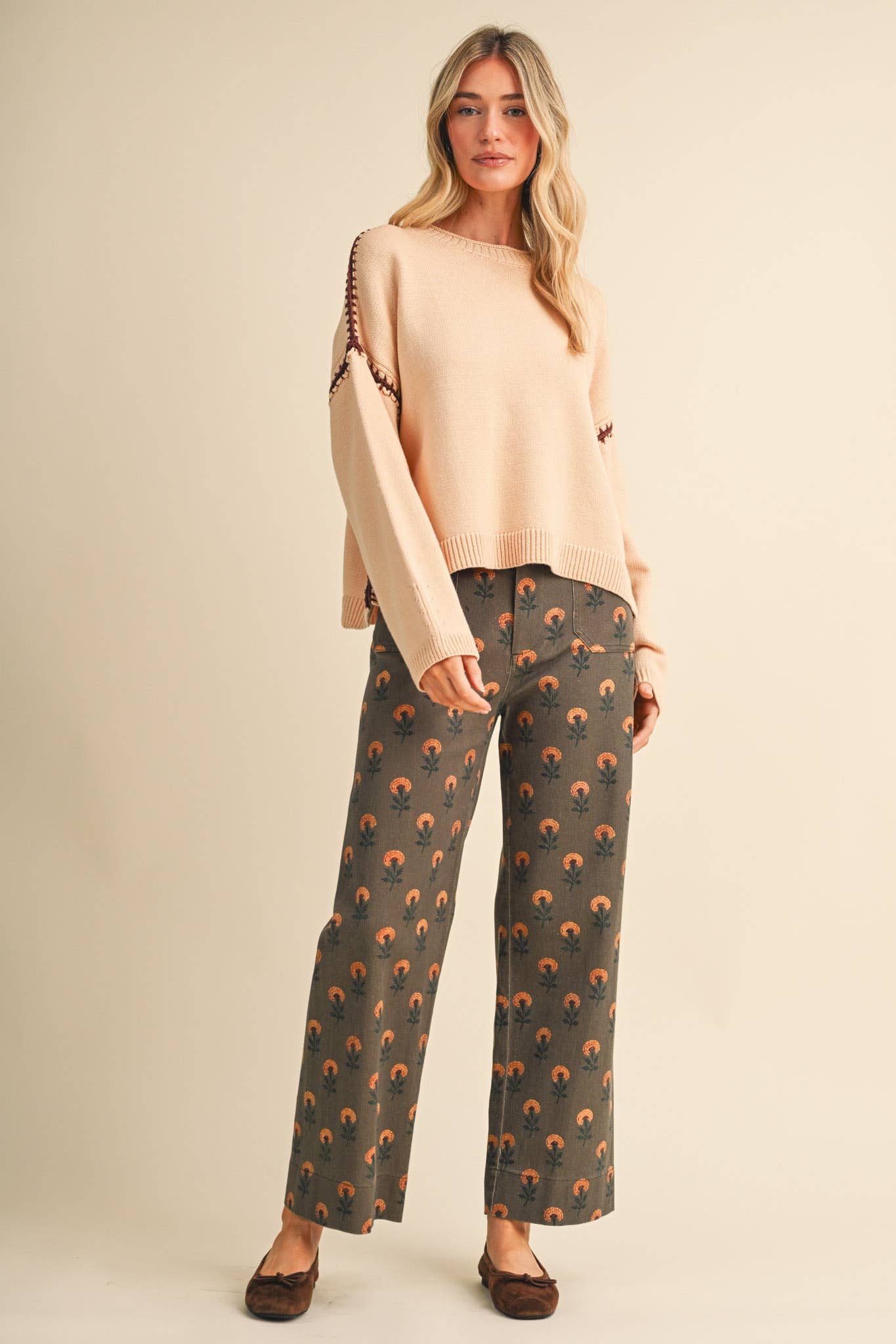 Vintage Floral Pants