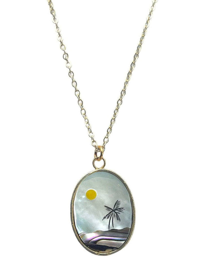 Mother Of Pearl Beach Necklace