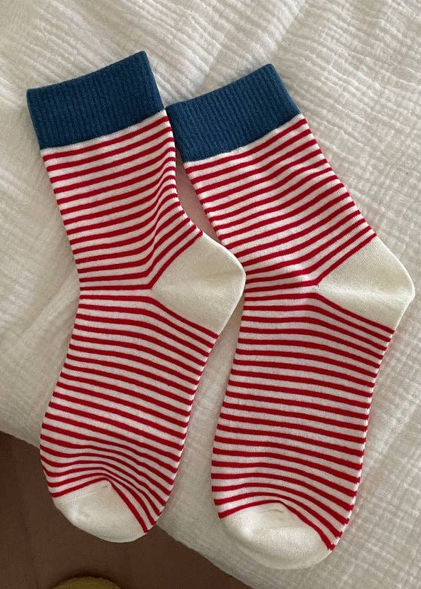 Striped Loafer Socks