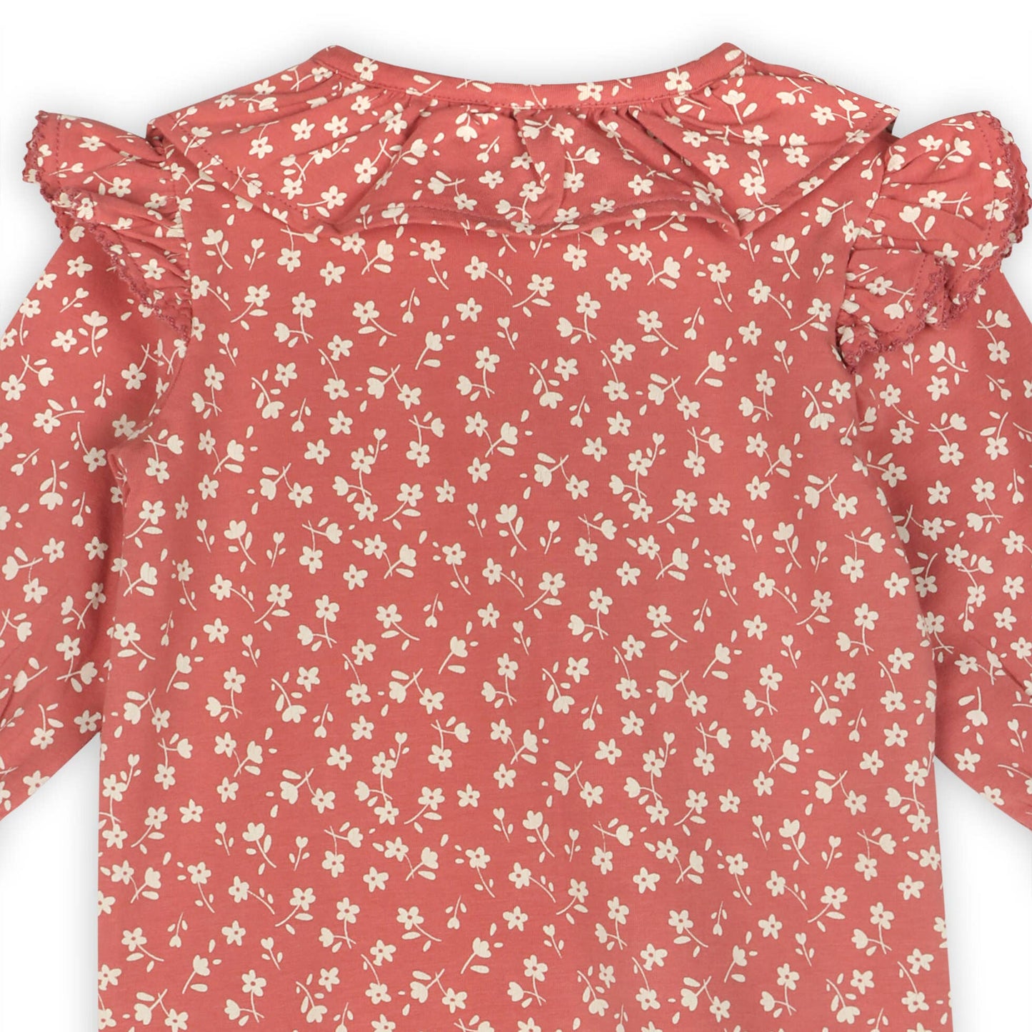 Rose Floral Smocked Baby Jumpsuit