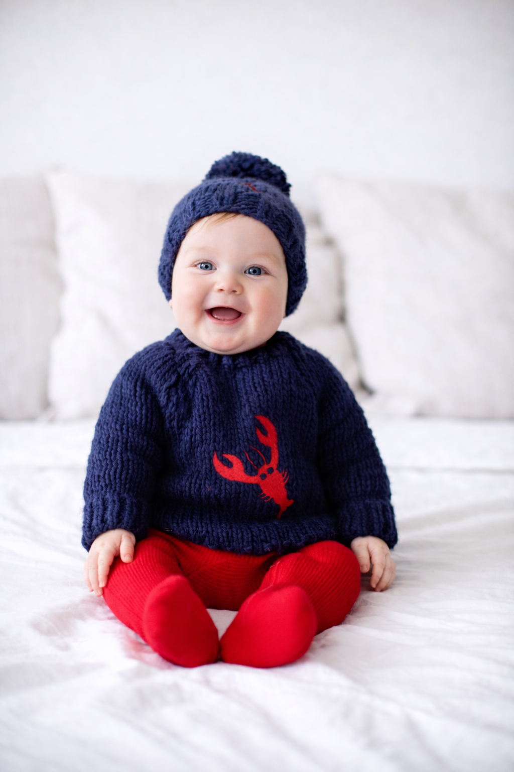 Lobster Sweater for Baby & Toddler: 12-18 months