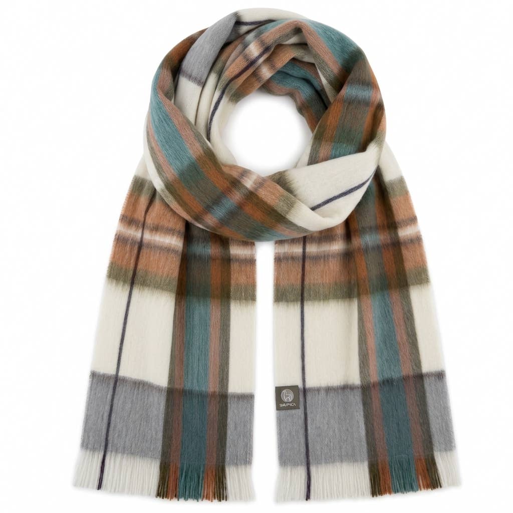 Aspen Alpaca Tartan  Scarf