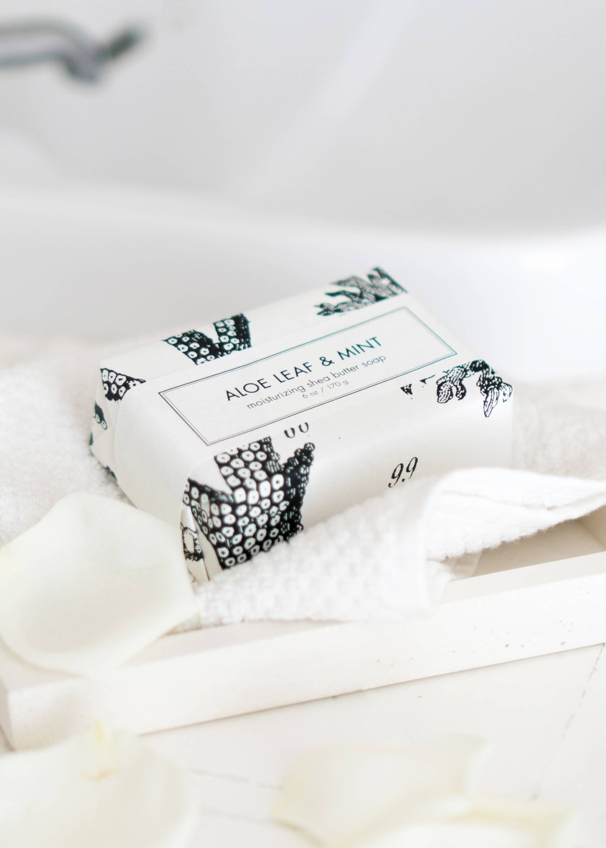 Aloe Leaf & Mint Shea Butter Soap